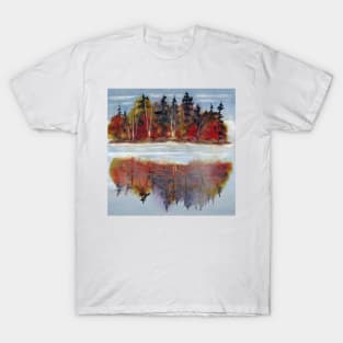 Autumn Reflections (Near Algonquin, Ontario) T-Shirt